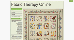 Desktop Screenshot of fabrictherapyonline.com